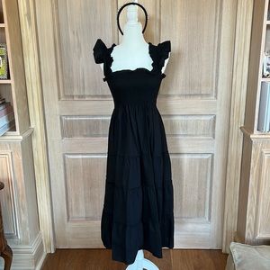 Hill House Nap Dress black and headband